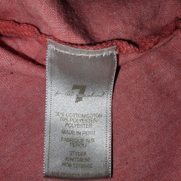 7 For All Mankind Tank Top Size M Pink - Picture 7 of 8